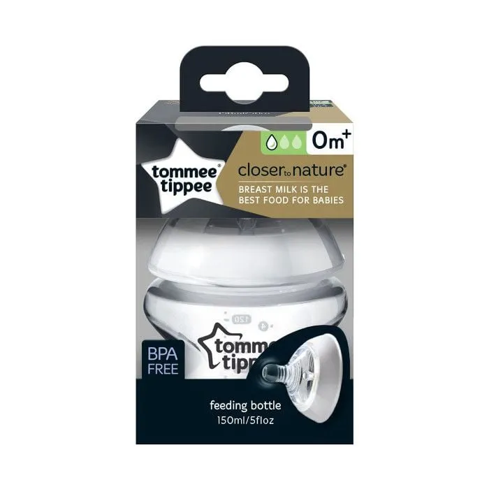 Tommee Tippee plastična flašica sa silikonskom cuclom, 150 ml, za sve uzraste