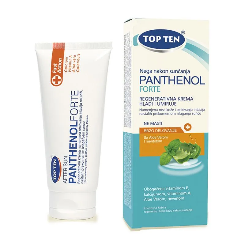 Top Ten panthenol forte krema posle sunčanja 100 ml