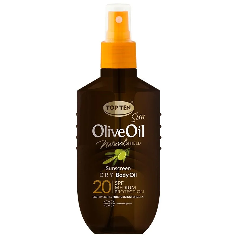 Top Ten ulje za sunčanje na bazi maslinovog ulja spf 20