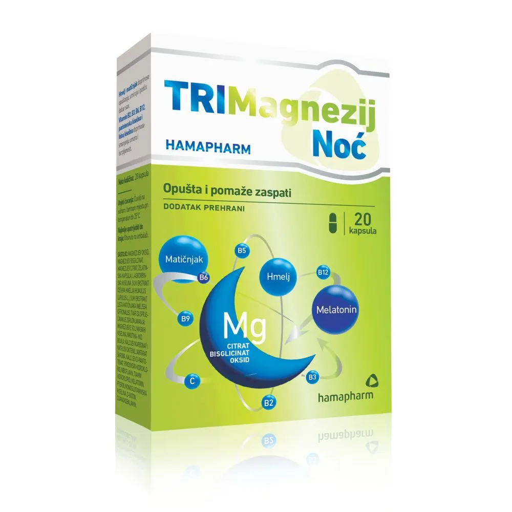 TRIMagnezij Noć Hamapharm, caps a20 
