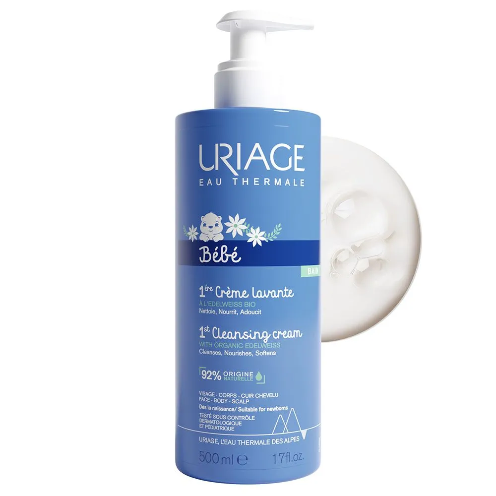 Uriage Baby emolijentna krema za kupanje bez sapuna, 500ml