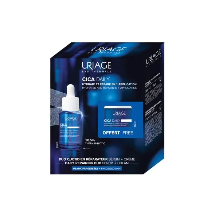 Uriage bariederm cica daily serum 30ml + cica daily koncentrat 15ml