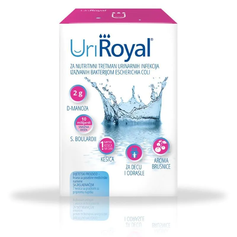 PharmaS UriRoyal ®, 7 kesica sa praškom za pripremu napitka
