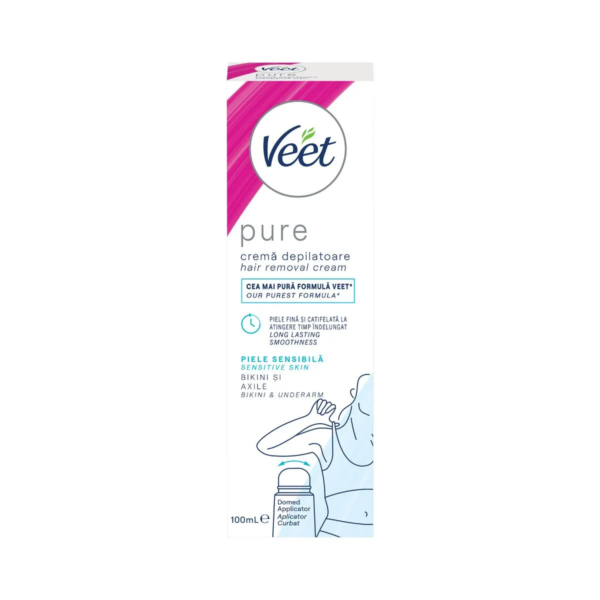 Veet Pure krema bikini & ispod pazuha 100ml