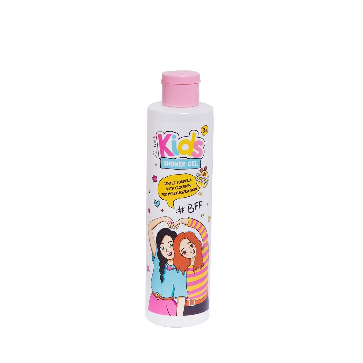 Velnea kids gel za tuširanje čokolada i narandža 250ml