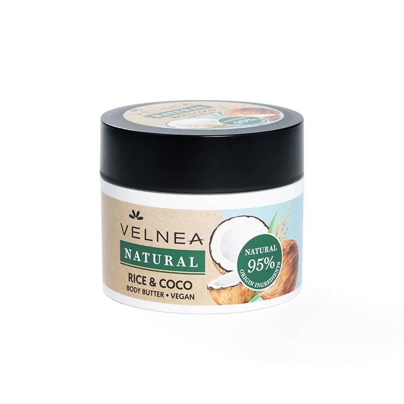 Velnea Natural coconut & rice buter za telo 200ml