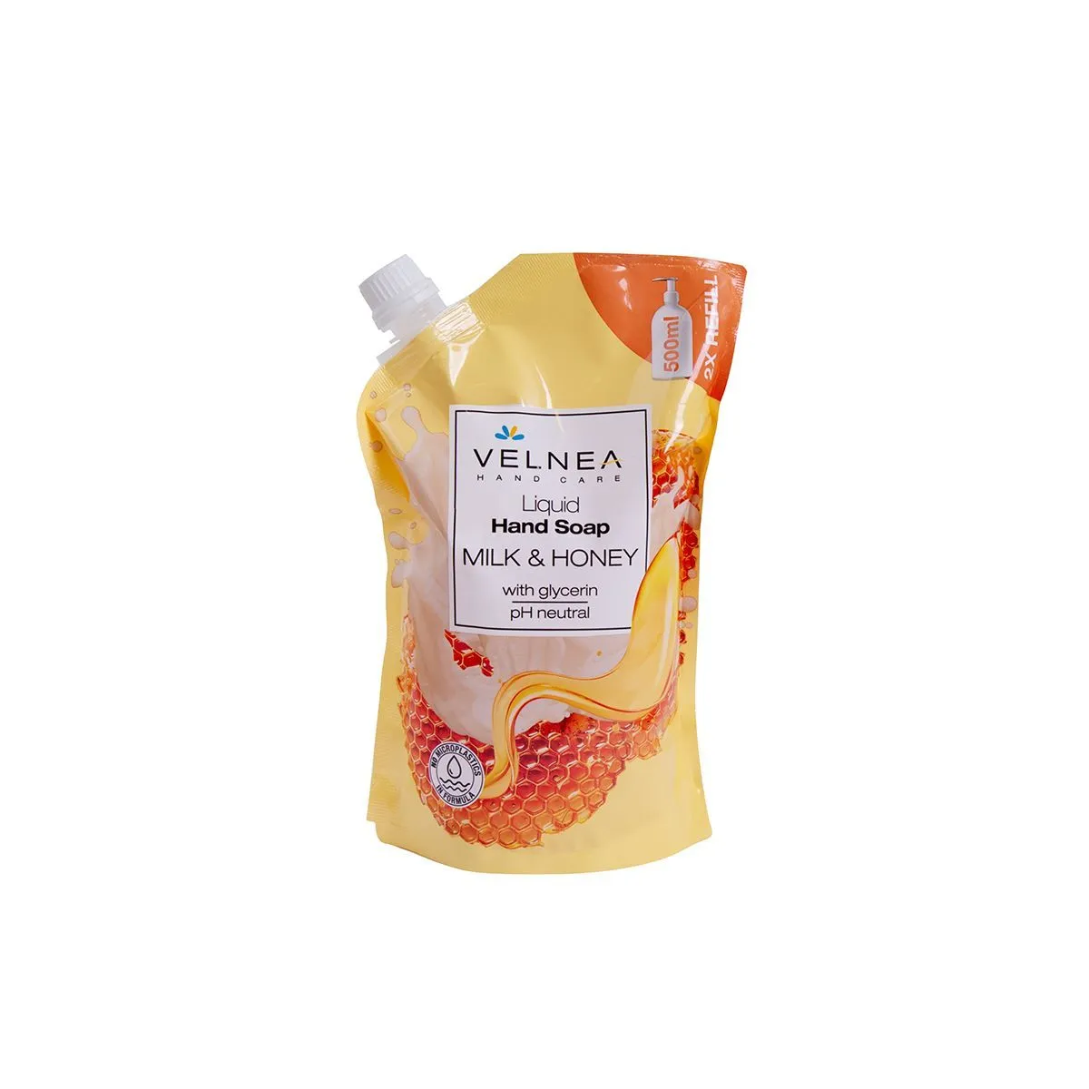 Velnea tečni sapun za ruke milk & honey 1000ml