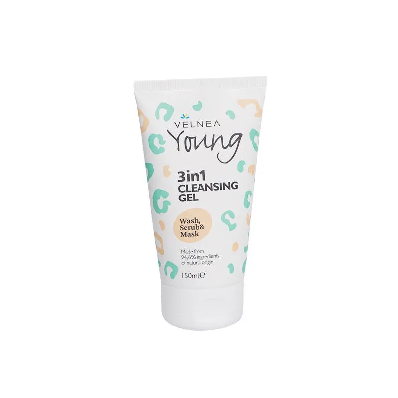 Velnea Young 3u1 gel za čišćenje lica 150ml