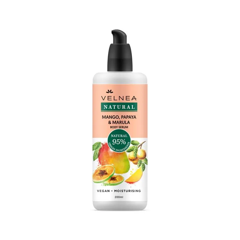 Velnea natural mango, papaya & marula body serum 200 ml