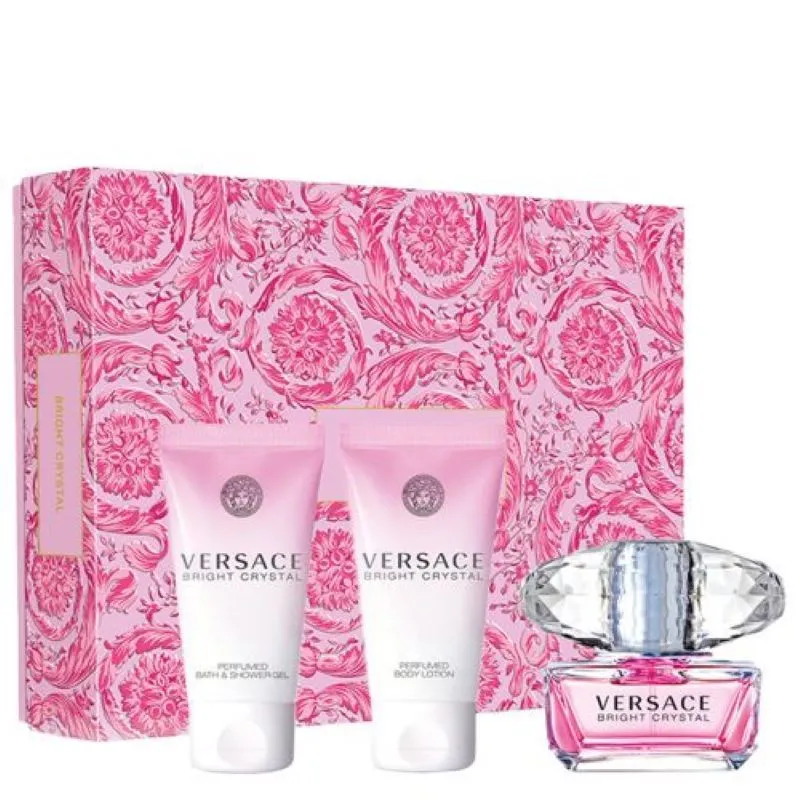 Versace bright crystal edt 50ml + sg50ml + bl 50ml