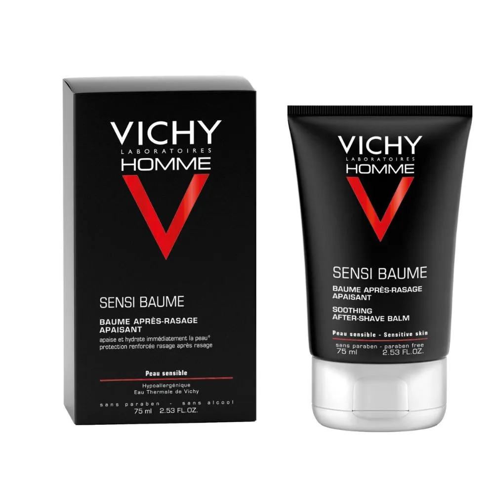 Vichy Homme Senti Baume Nežni balzam posle brijanja protiv iritacija 75 ml