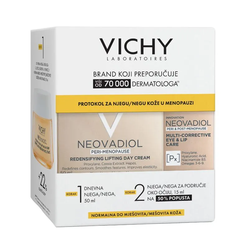 Vichy Winter promo, Neovadiol krema 50ml, normalna koža + Neovadiol krema za oči 15ml