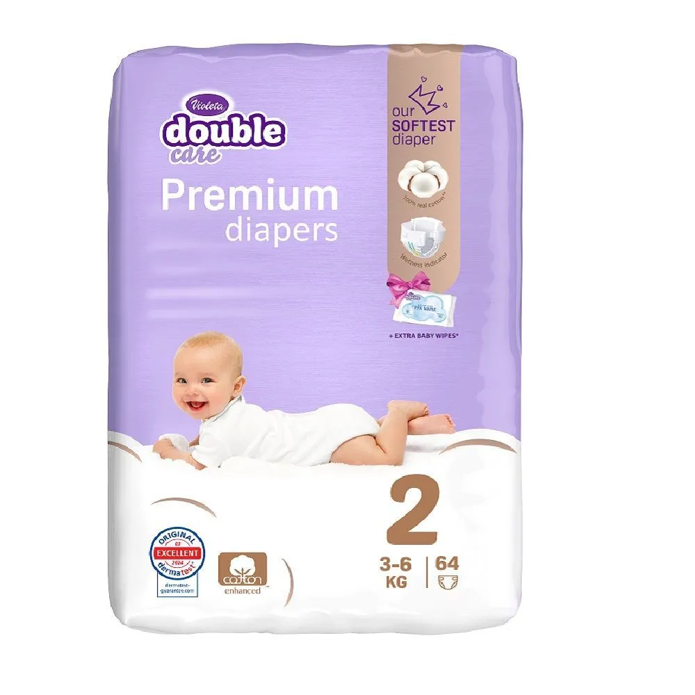 Violeta pelene 2 dc Premium Air Dry 3-6kg 64kom