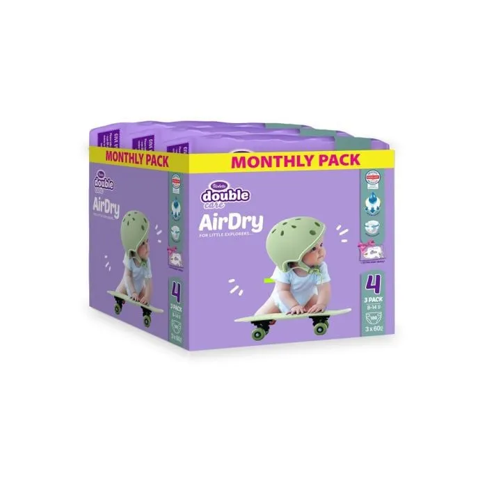 Violeta pelene dc air dry 4 monthly pack maxi 180 komada