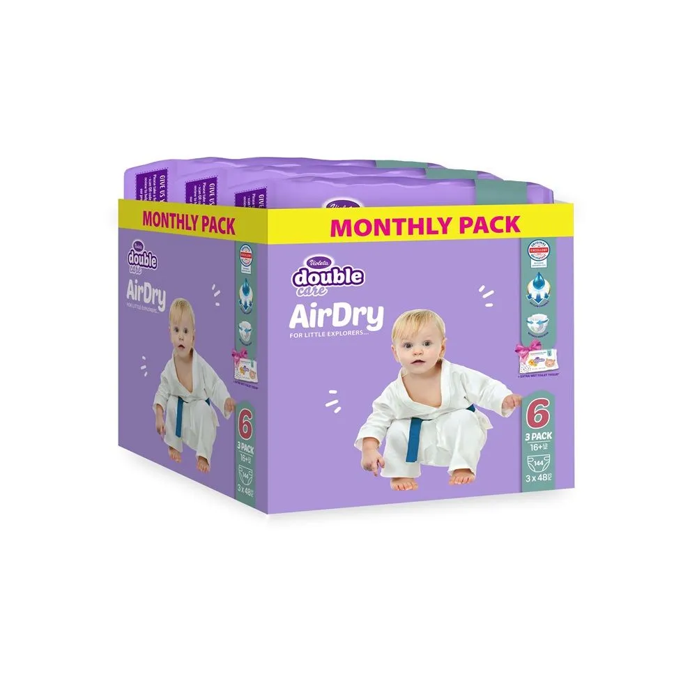 Violeta pelene dc air dry 6 Monthly Pack junior 144 komada