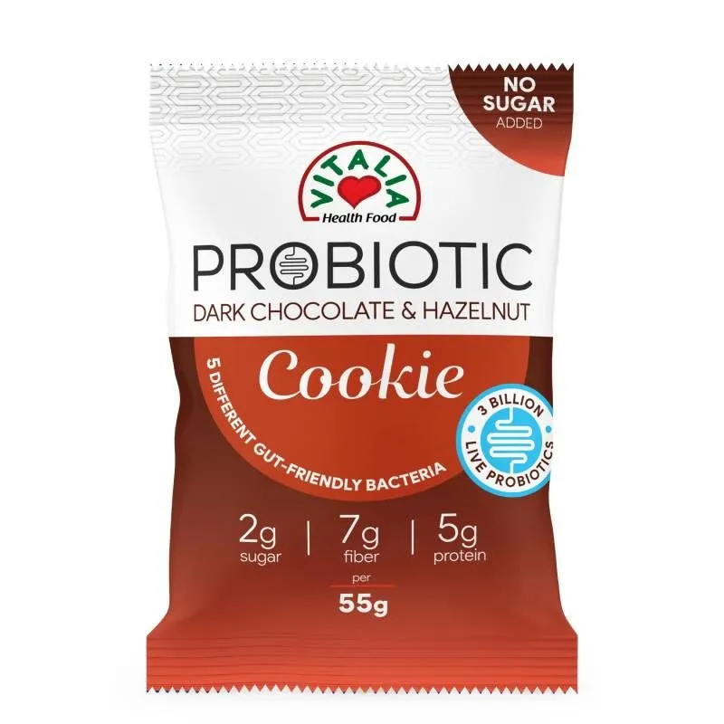 Vitalia probiotik kolačić sa crnom čokoladom i lešnikom 55g