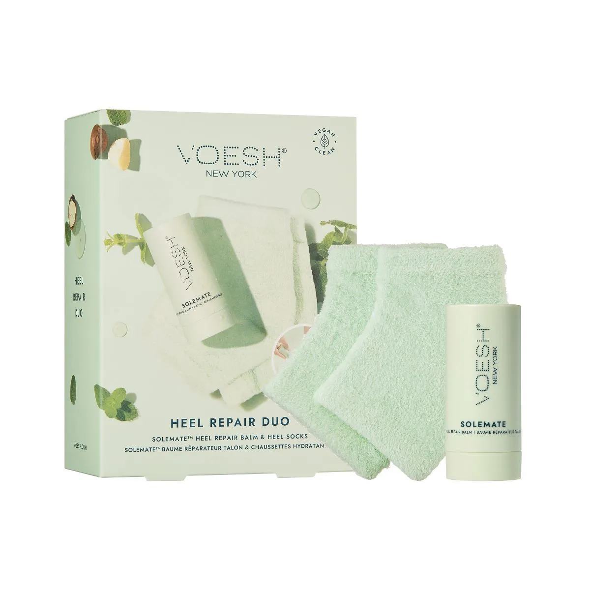 Voesh duo za negu peta (balzam za pete 22ml + čarape)