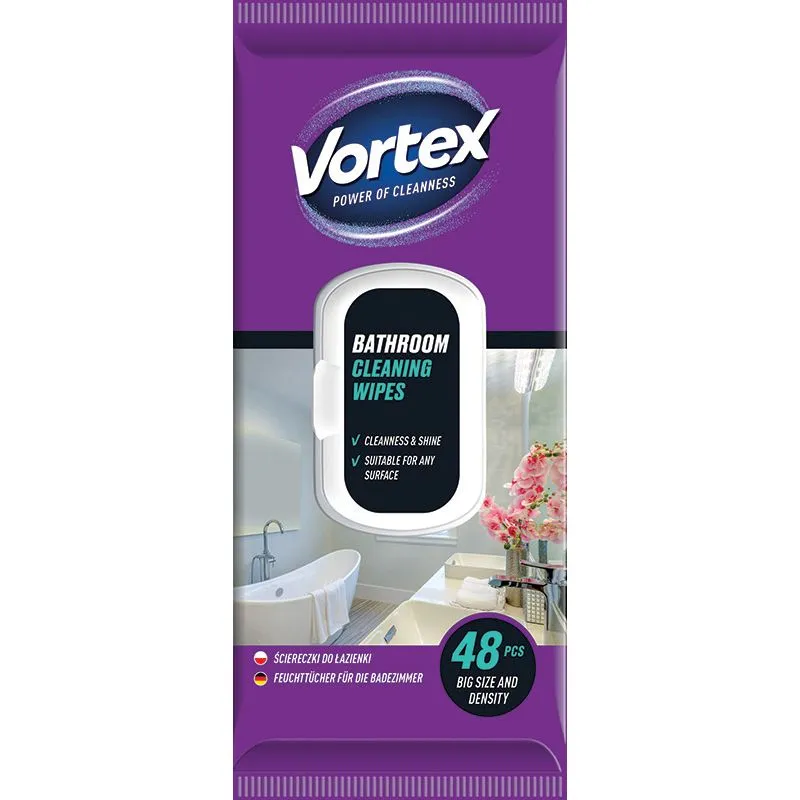 Vortex vlažne maramice za kupatilo 48komada