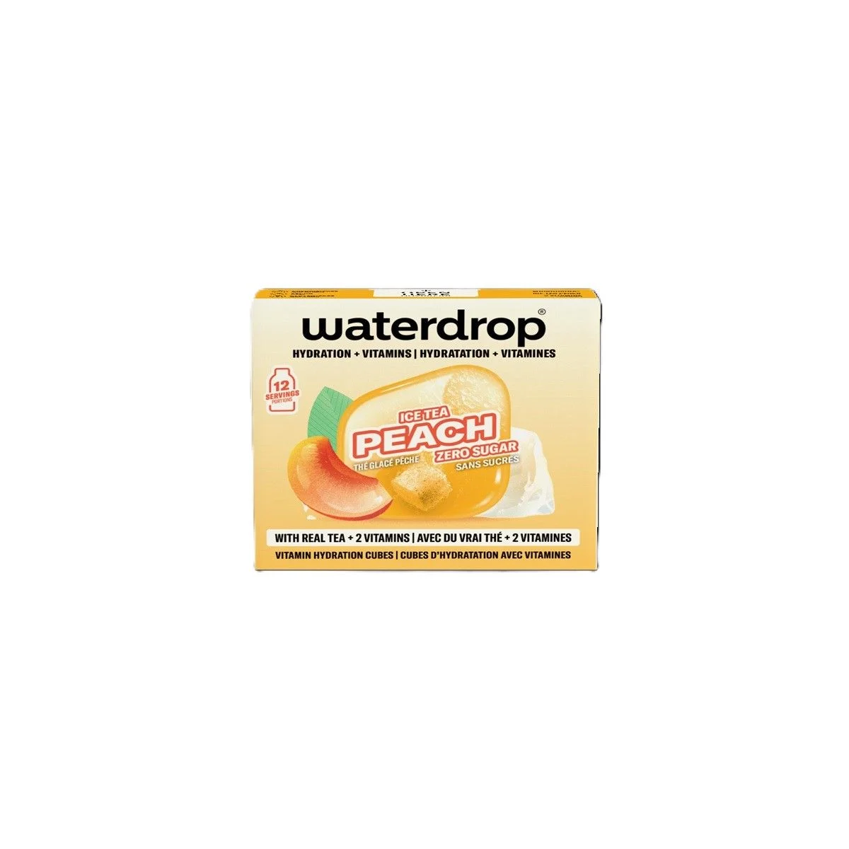 Waterdrop ice tea peach