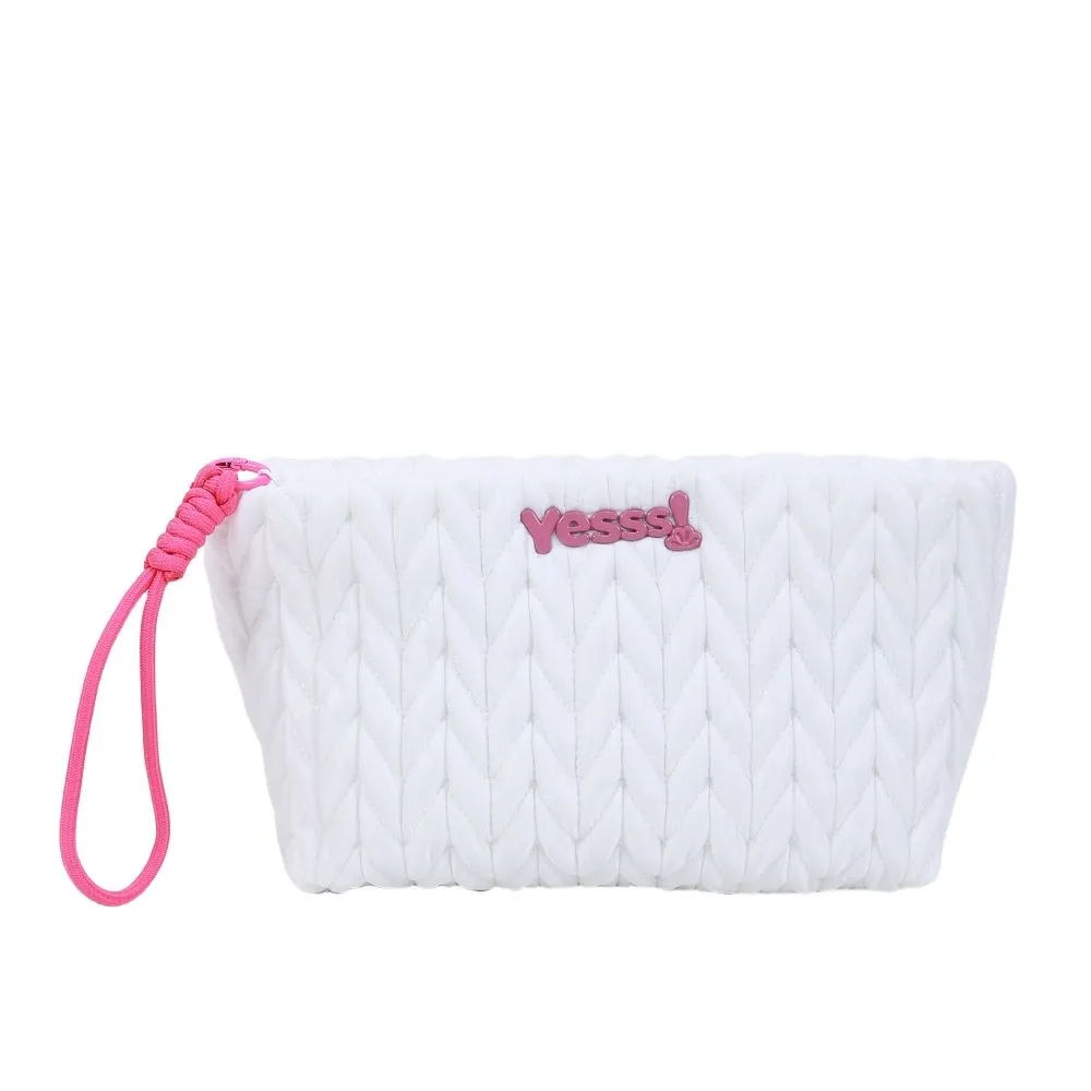 Yesss! belo-roze pleteni neseser