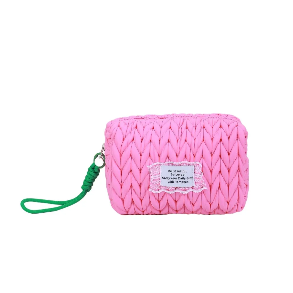 Yesss! kockasti roze neseser