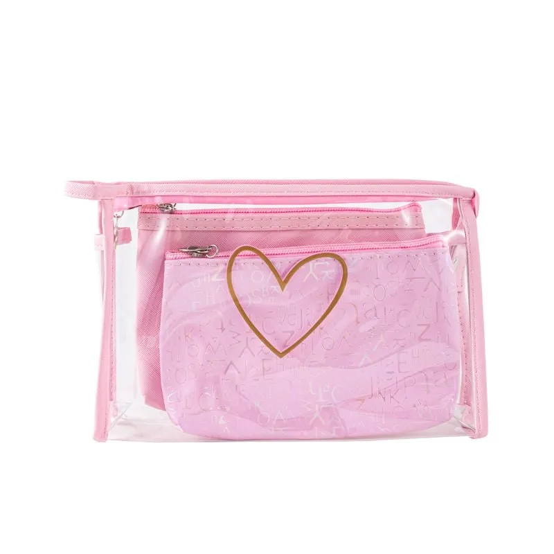 Yesss! set nesesera 2/1 roze srca