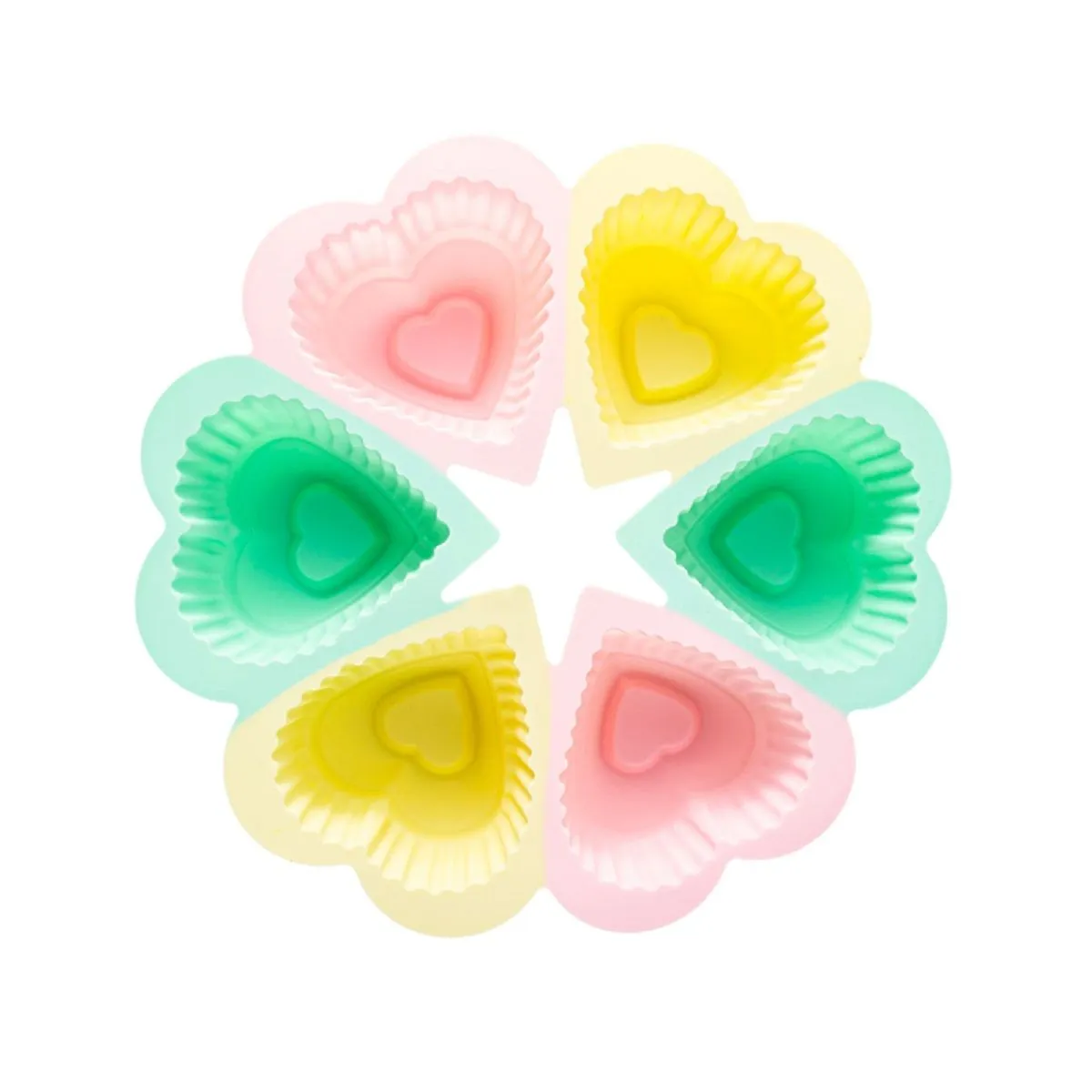 Yesss! silikonske modle pastel srca