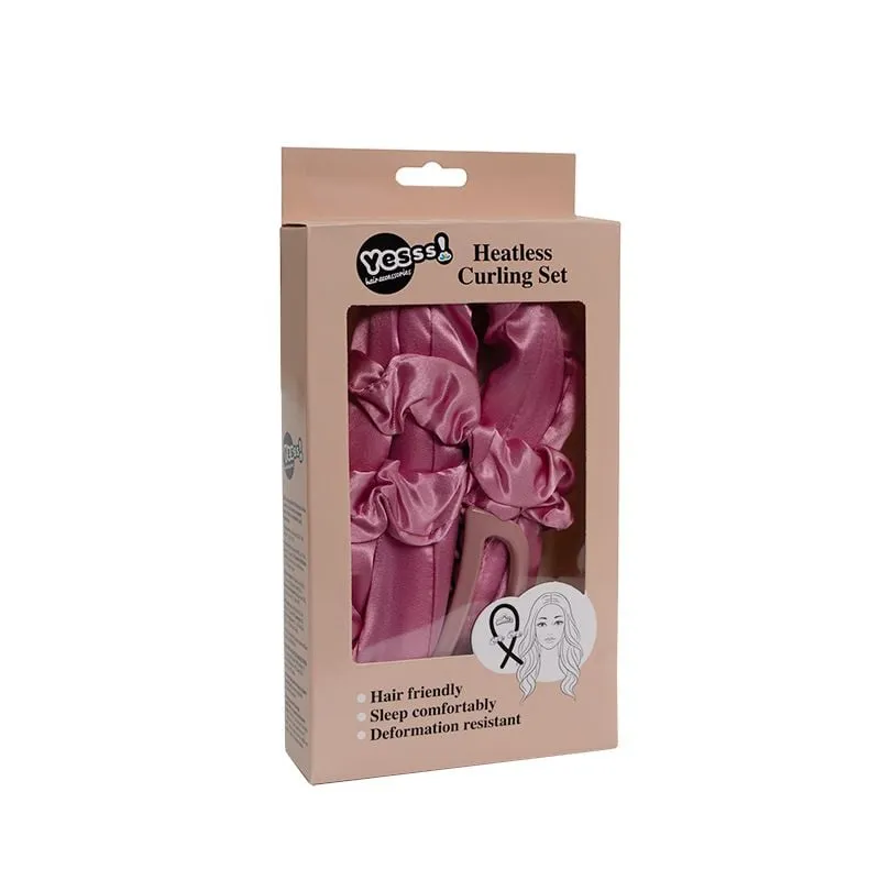 Yesss! uvijač za kosu roze set