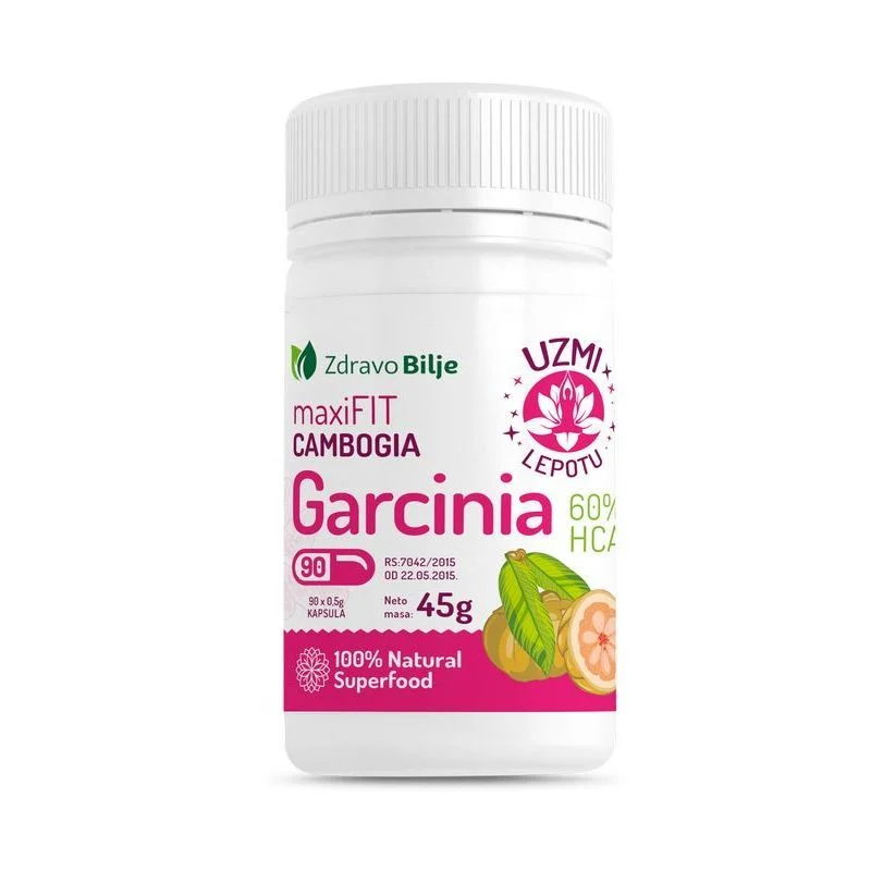Zdravo bilje Garcinia Camboga Maxi fit caps A90