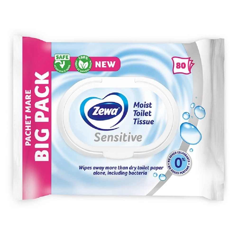 Zewa vlažni toalet papir sensitive 80/1