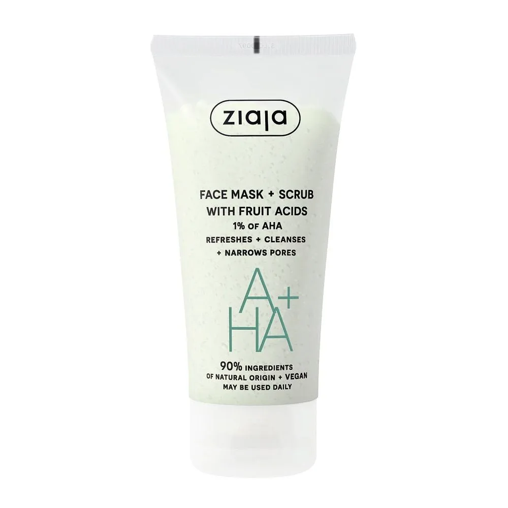 Ziaja maska i piling za lice sa voćnim kiselinama 55ml
