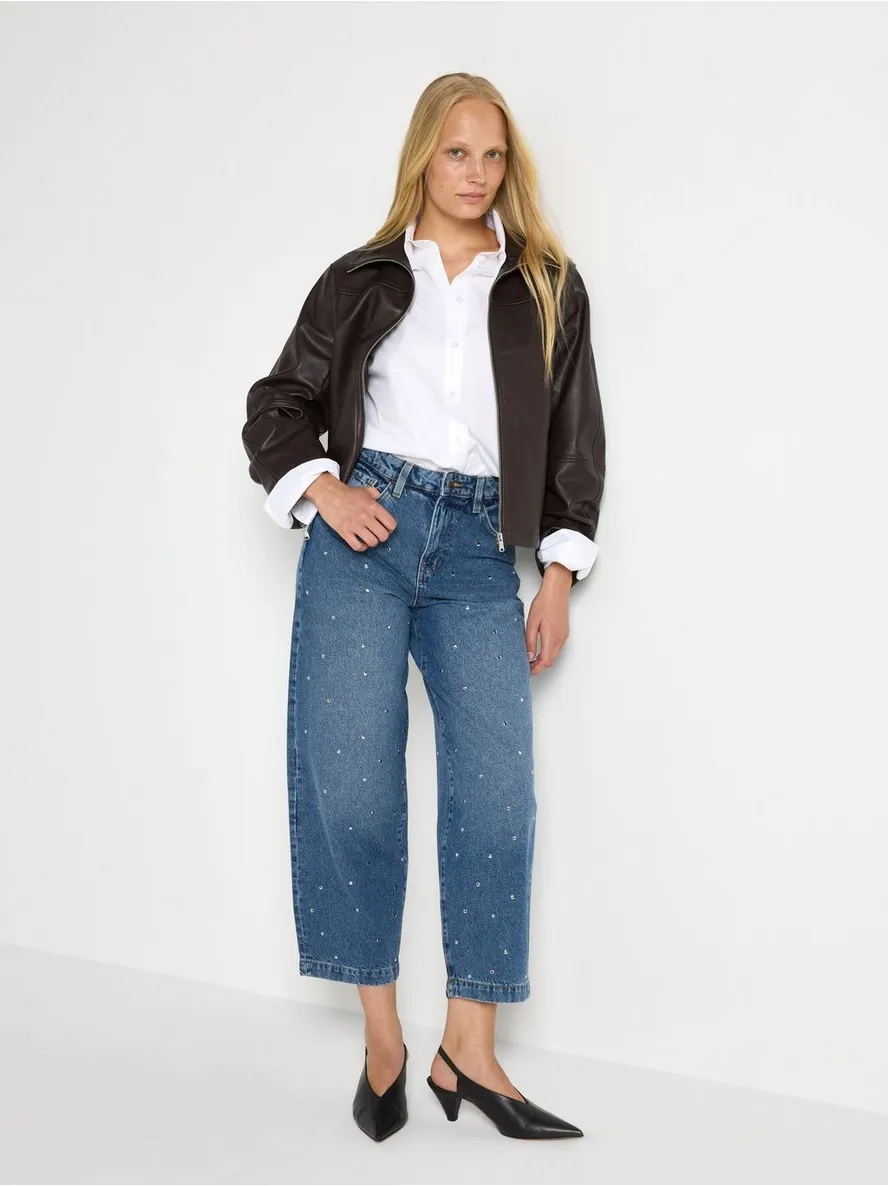 Farmerke – BARREL jeans with ankle length