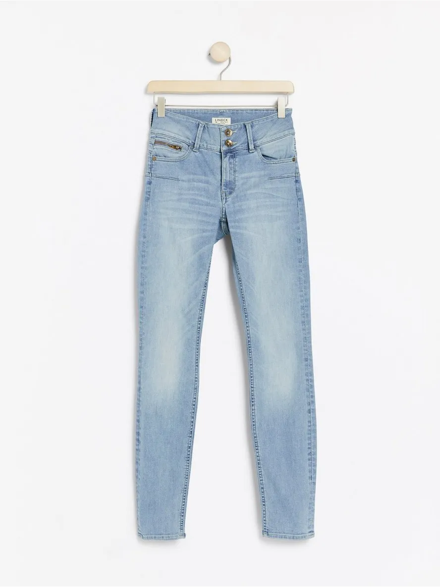 Farmerke – LILLY Light blue slim fit shaping jeans