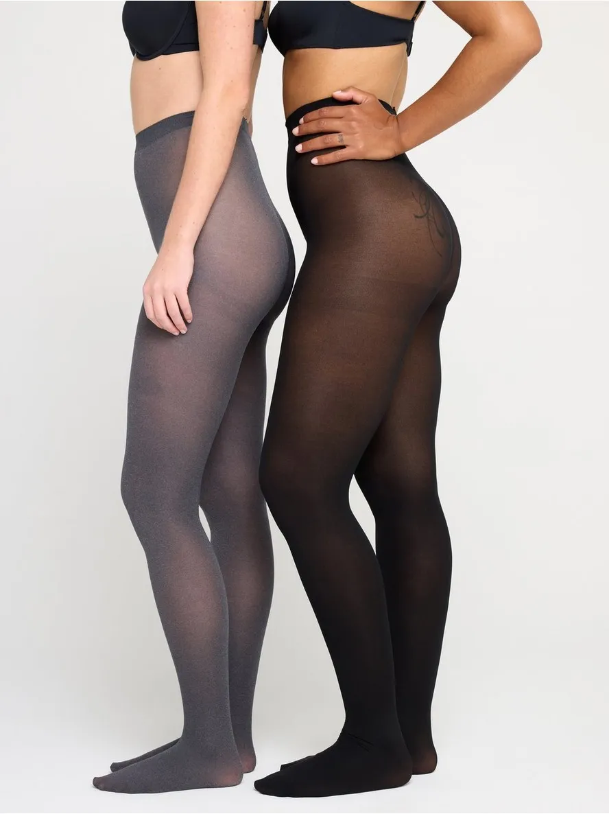 Hulahopke – 2-pack matt tights 40 denier
