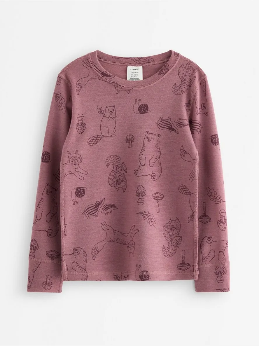 Majica – Long sleeve top in merino wool