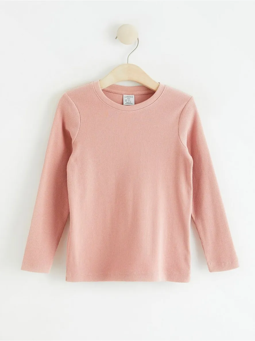 Majica – Ribbed long sleeve top