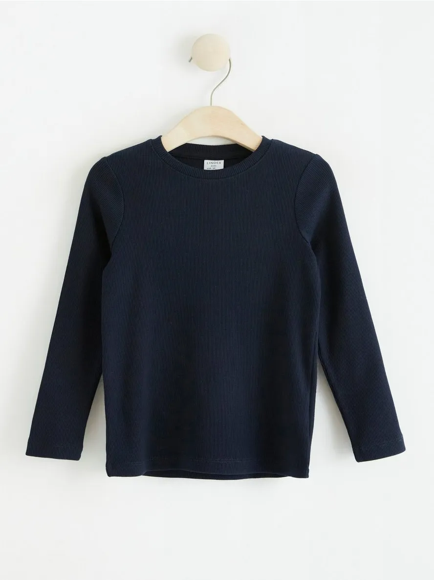 Majica – Ribbed long sleeve top