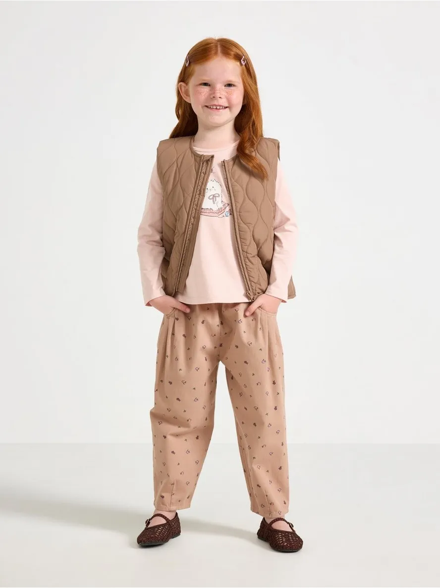 Pantalone – Trousers with barrel fit