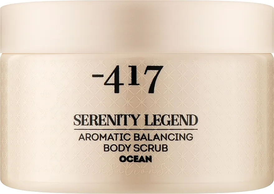 -417 Serenity Legend Aromatic Balancing Body Scrub Ocean Mirisni piling za poboljšanje balansa kože tela "Okean"