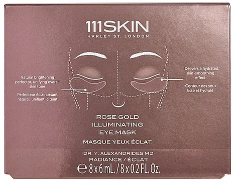 111SKIN Rose Gold Illuminating Eye Mask Box Maska za oči