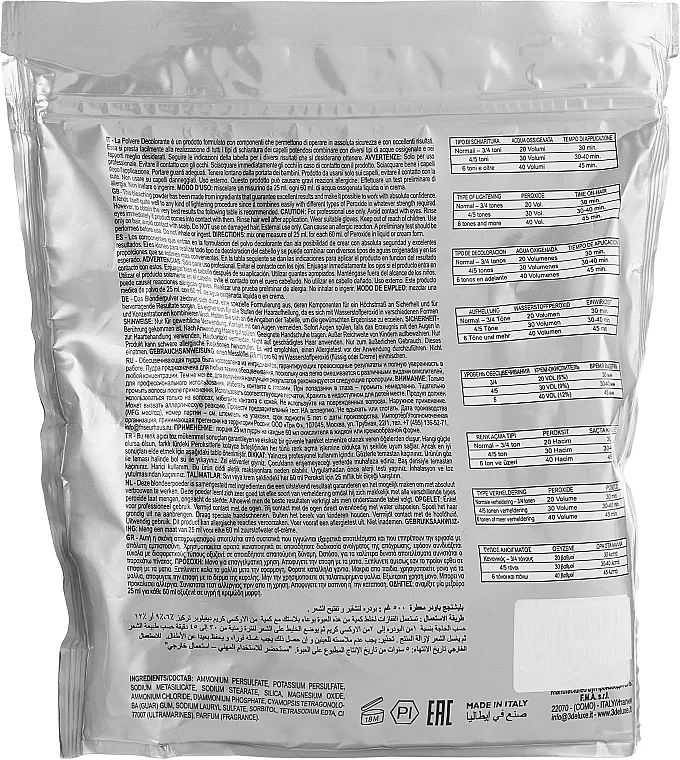 3DeLuXe Bleaching Powder Prah za posvetljivanje kose