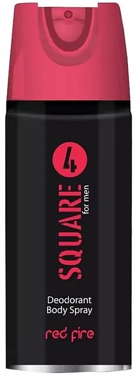 4 Square Red Fire Deodorant Body Spray Dezodorans u spreju za muškarce
