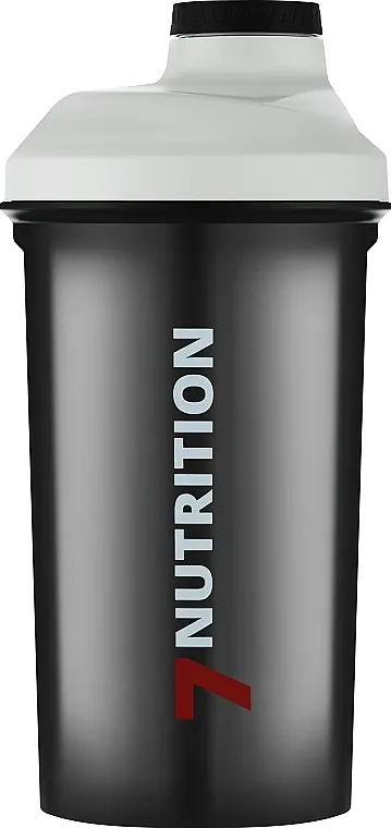 7Nutrition Premium Shaker Shaker, 600 ml, crni