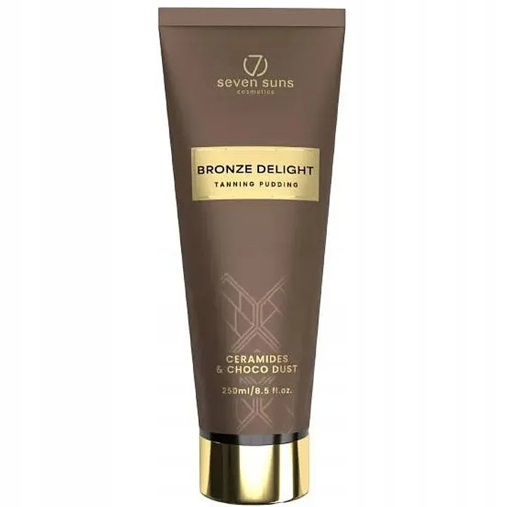 7Suns Bronze Delight Tanning Pudding Bronzer za sunčanje u solarijumu sa ceramidima i čokoladnim prahom