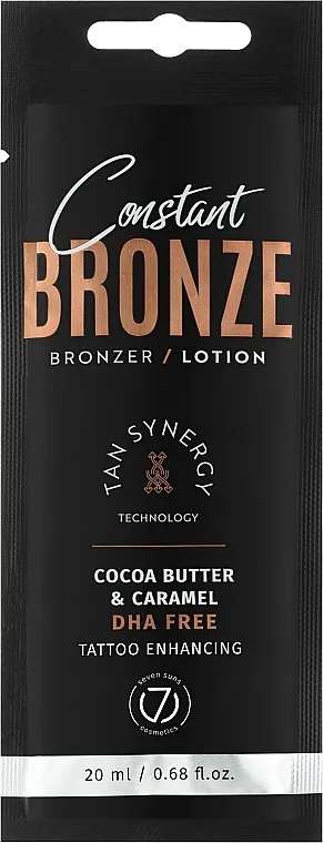 7Suns Constant Bronze Bronzer Lotion Krema za ubrzavanje tamnjenja u solarijumu, kesica