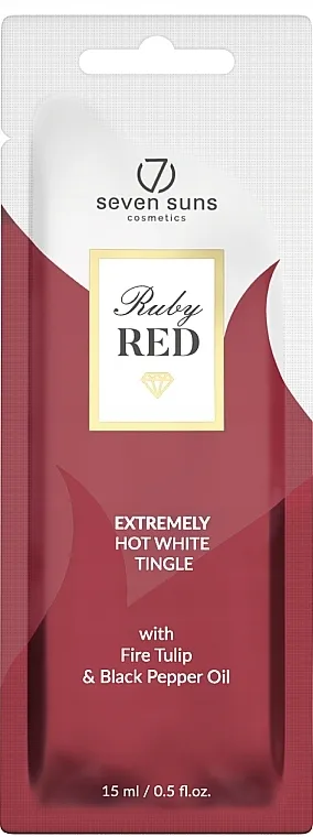 7Suns Cream For Solarium Ruby Red White Tingle Krema za ubrzano tamnjenje u solarijumu (mini)