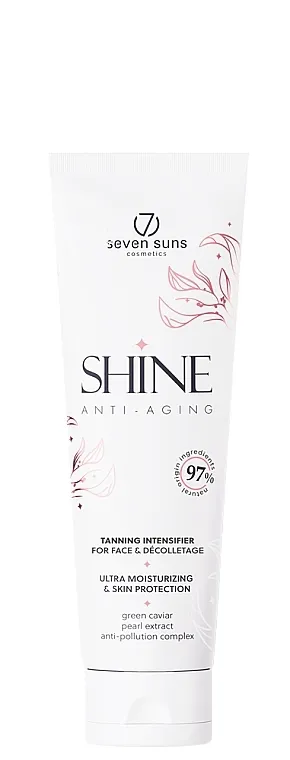7Suns Cream For Solarium Shine For Face With Anti-Aging Effect Ubrzivač tamnjenja za lice sa anti-age efektom (tuba)
