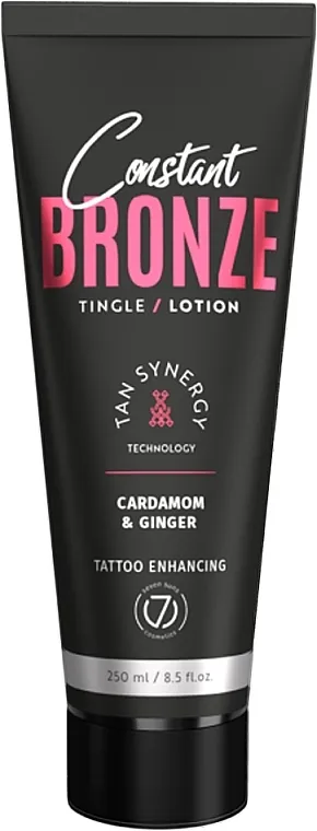 7Suns Lotion For Solarium Constant Bronze Tingle With Cardamon Ginger Ubrzivač tamnjenja u solarijumu sa kardamomom i đumbirom