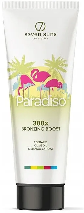 7Suns Paradiso 300X Bronzing Boost Krema za solarijum sa belim bronzantima