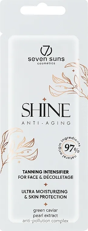 7Suns Shine Toning&amp;Moisturizing Lotion (uzorak) Losion za sunčanje lica sa anti-age efektom, za prirodnu nijansu